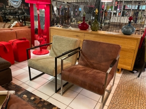 Nr. 81 I Angebot SALE % / Het Anker Sessel Bibi / Leder / Ausstellungsware sofort verfügbar